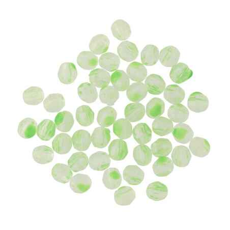 Facet fishing beads for surfcasting