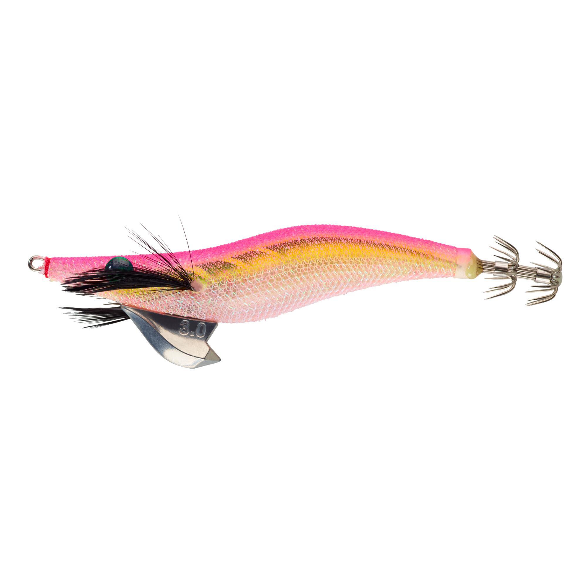 CAPERLAN Shallow Sinking Jig for Cuttlefish and Squid fishing EBIKA 3.0/120 - Neon Pink