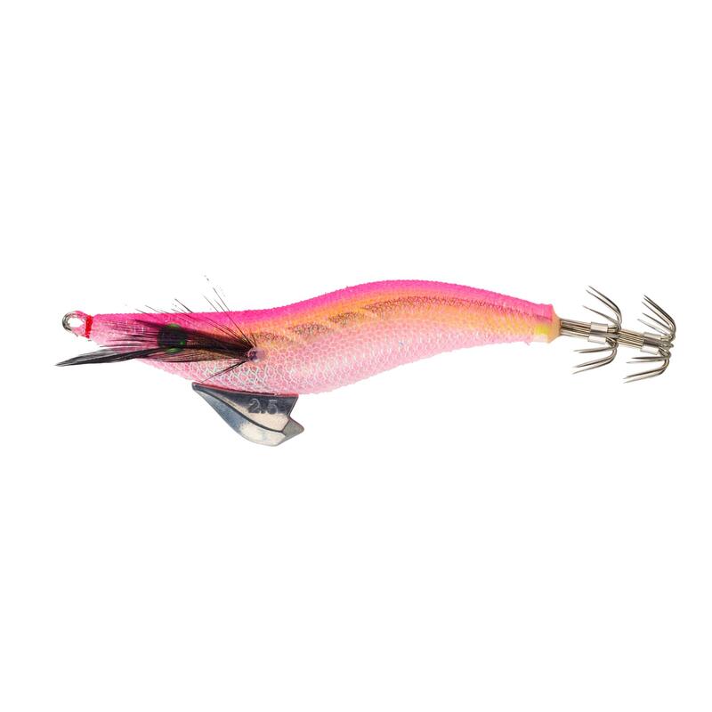 Tintenfischköder Ebika 2,5/105 sinkend shallow für Sepien/Kalmare rosa 