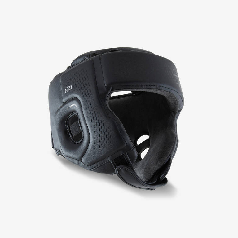 Adult Boxing Open Face Headguard 900 - Black