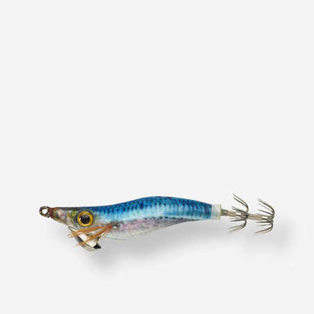 Umetna vaba v barvi modre sardine za ribolov glavonožcev EBIKA (1,8-8,5 cm)