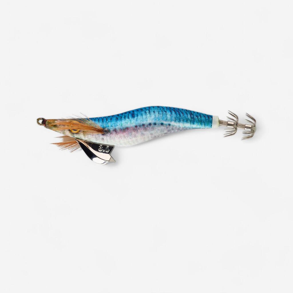 Umetna jig vaba v barvi modre sardine za ribolov glavonožcev EBIKA 3.0 (12 cm) 
