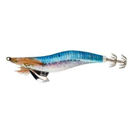 Jig vaba v barvi modre sardine za ribolov glavonožcev EBIKA (3,0/120 cm)
