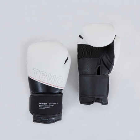 Disfraz boxeadora con guantes negro mujer