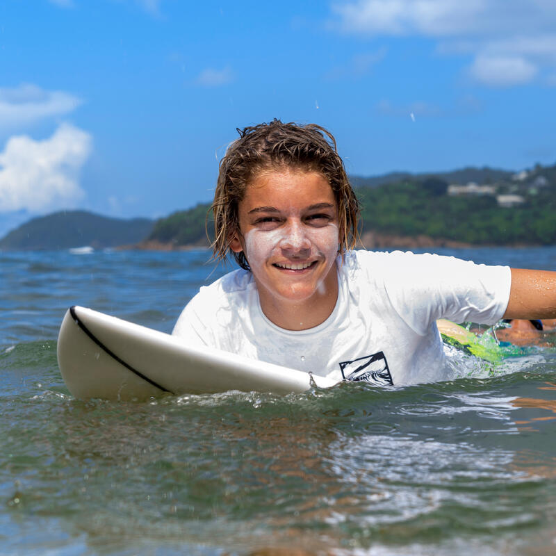 UV-Shirt kurzarm Surfen Skaten Kinder