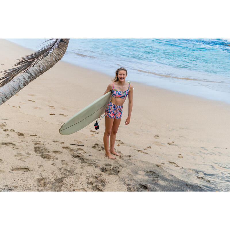 Dívčí surfařské kraťasy 100 Katy růžové