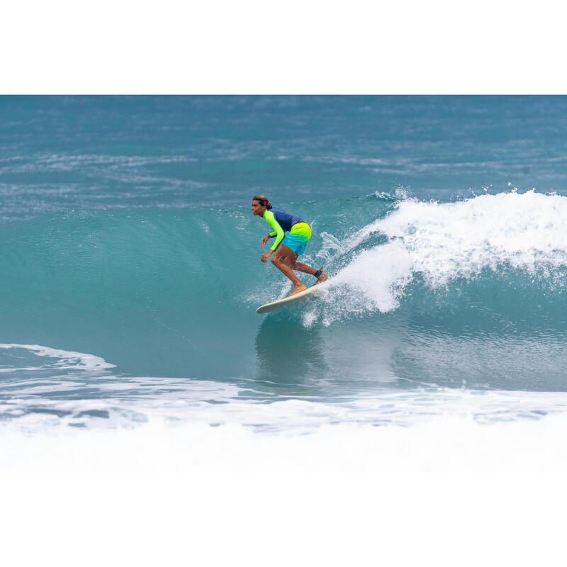 Calções de banho de Surf 550 Rapaz OFFSHORE Verde