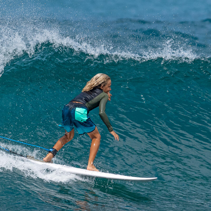 Top UV surfingowy dla dzieci Olaian 900 z neoprenu długi rękaw