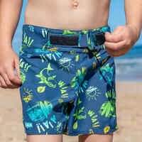 BOY'S SWIMMING SHORTS NAVY BLUE