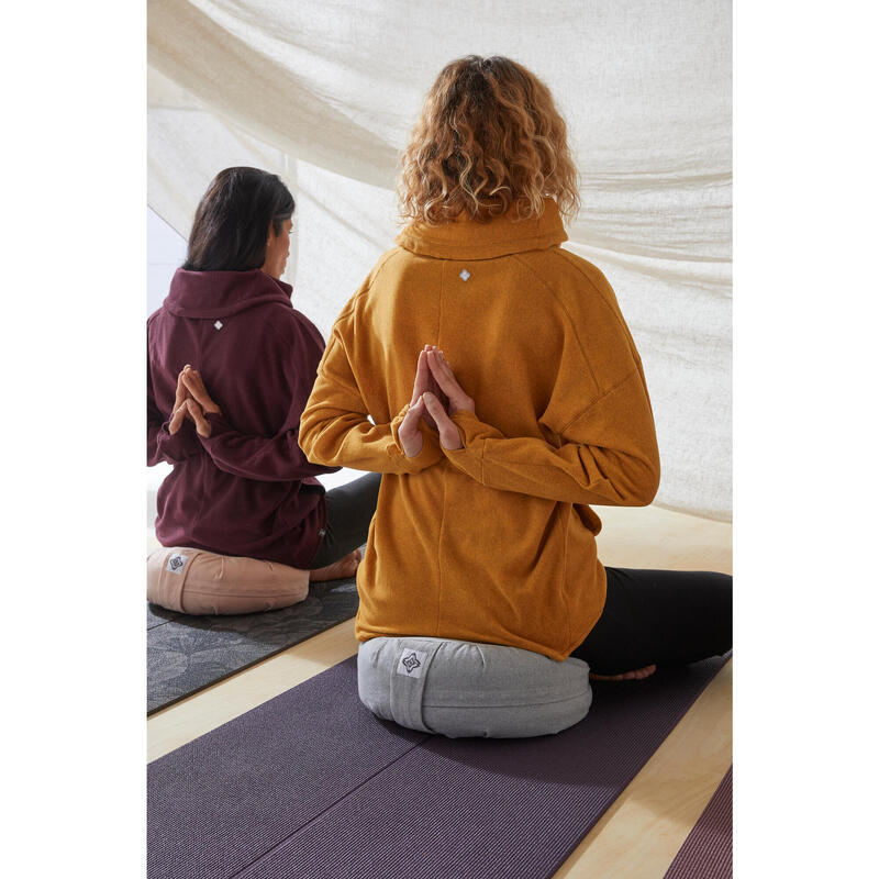 Yoga/Meditasyon Minderi - Kırçıllı Gri - Zafu