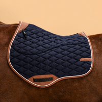 Tapis de selle équitation amortisseur Cheval - 900 marine