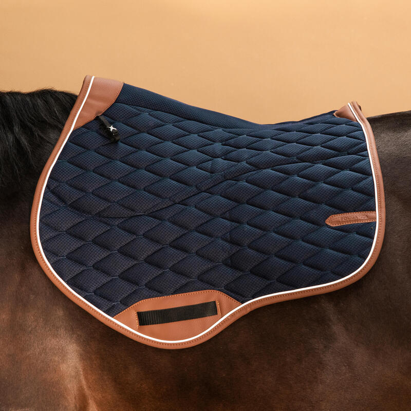 Horse Saddle Cloth 900 Navy FOUGANZA Decathlon