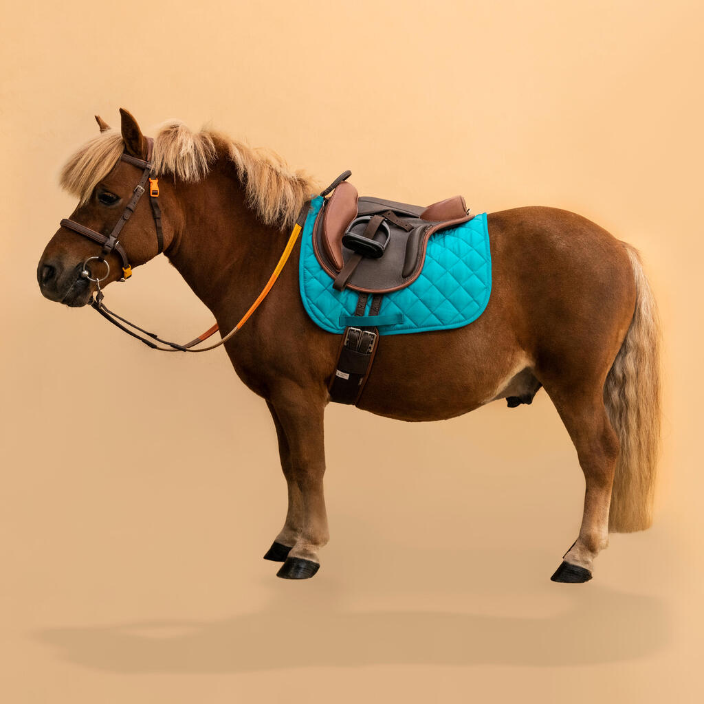 Horse Riding Saddle Cloth for Pony 100 - Teal