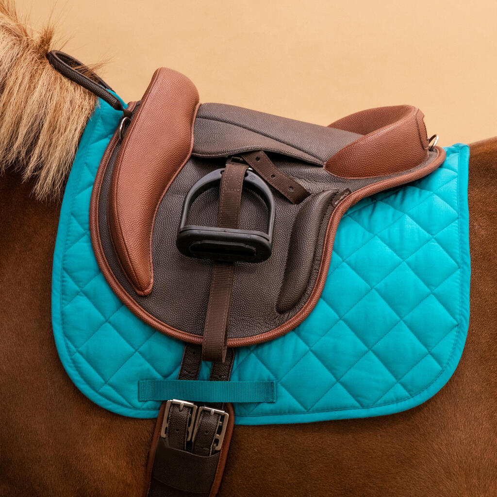 Horse Riding Saddle Cloth for Pony 100 - Teal