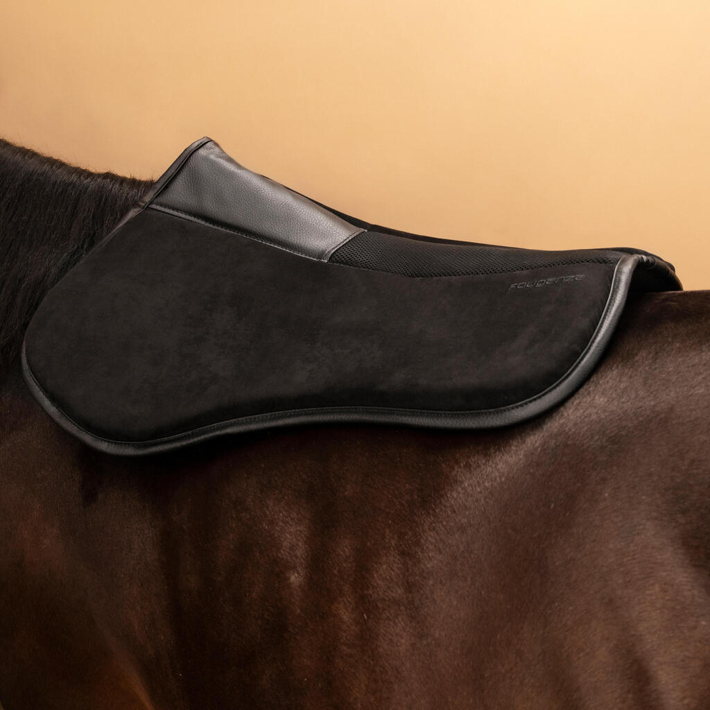 Horse and Pony Saddle Pad 500 - Black