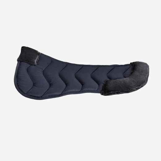 
      Horse & Pony Synthetic Sheepskin Saddle Pad 100 - Navy
  