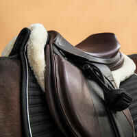 Synthetic Sheepskin Saddle Pad 900 - Black