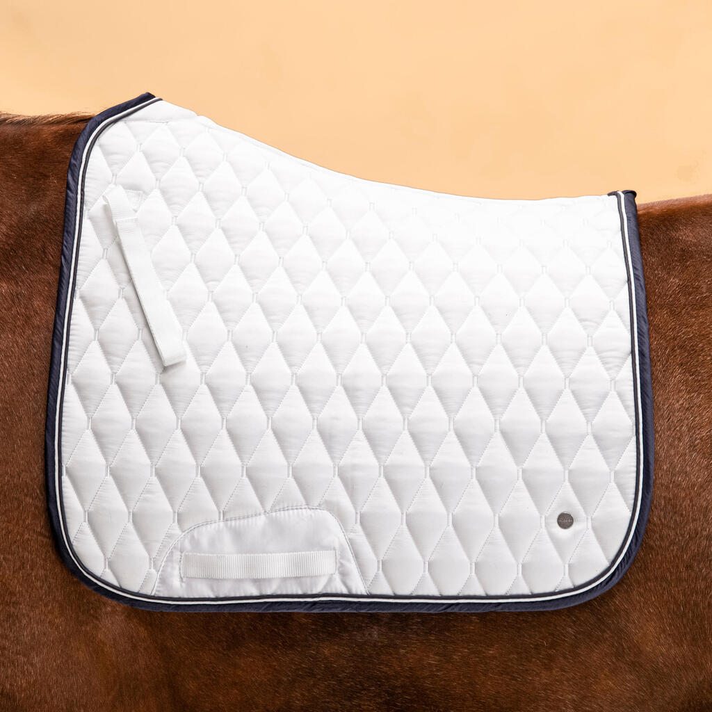 Horse Dressage Saddle Cloth 900 - White