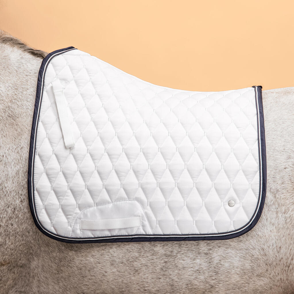 Horse Dressage Saddle Cloth 900 - White