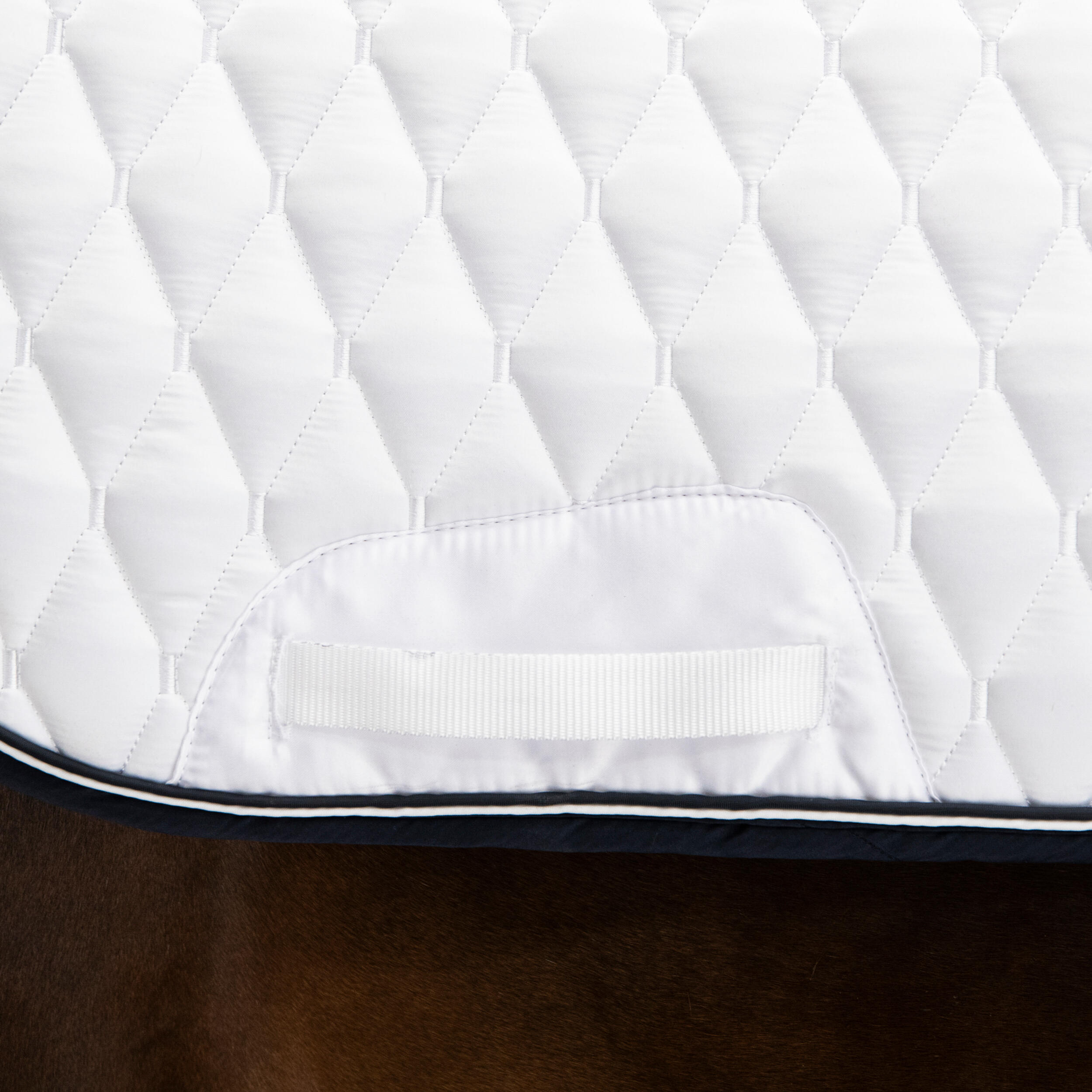 Horse Dressage Saddle Cloth 900 - White 4/10