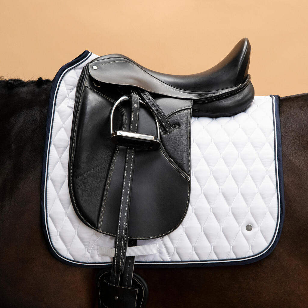 Horse Dressage Saddle Cloth 900 - White