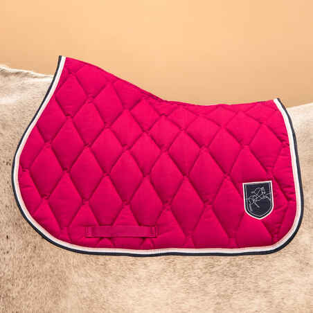 Horse & Pony Saddle Cloth 500 - Cardinal Pink