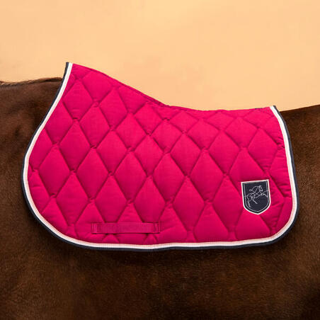 Tapis cheval et poney rose cardinal 500