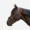 Horse & Pony Leather Bridle Noseband & Reins 580 Black Rhinestone