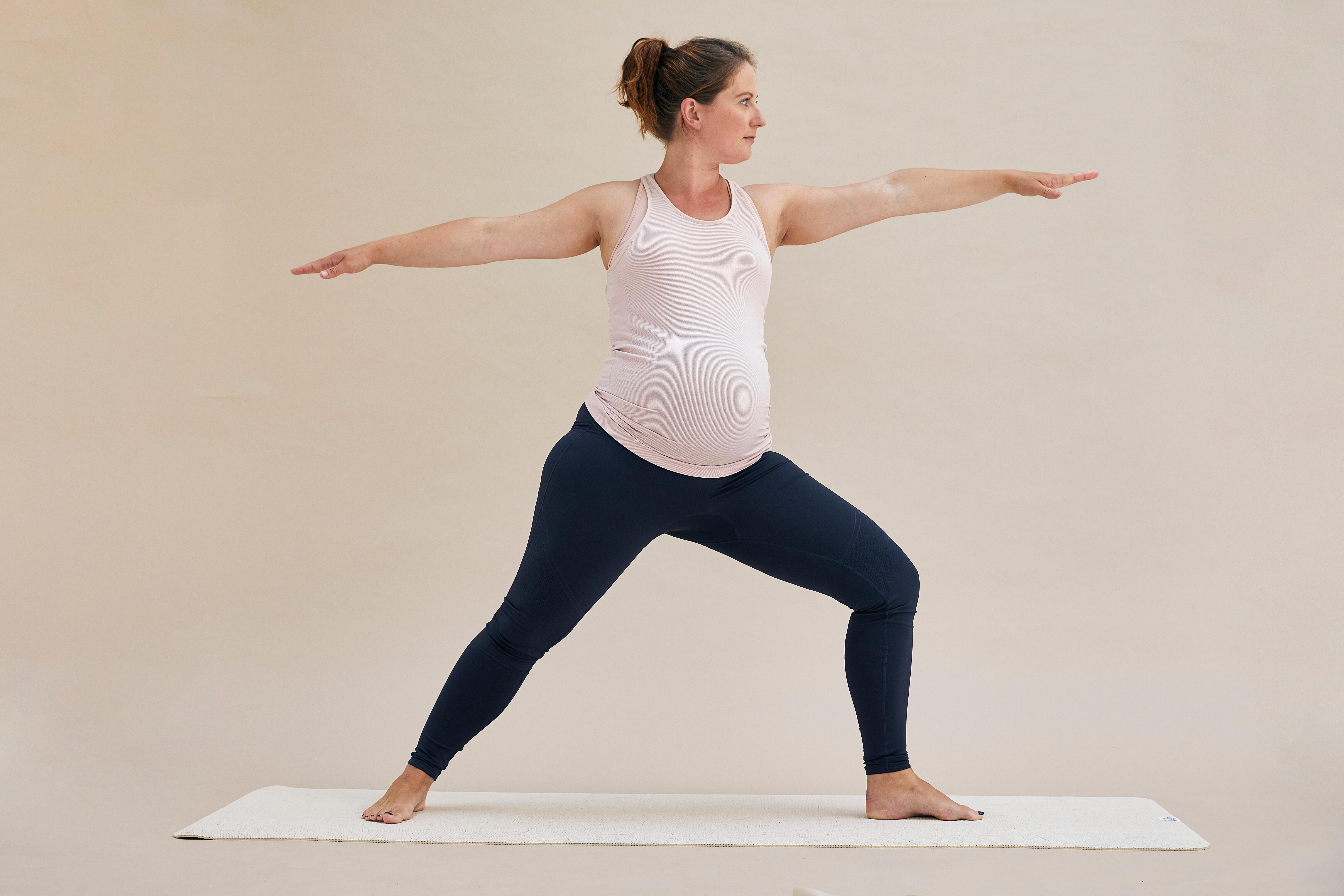 Prenatal Yoga Leggings Navy Blue