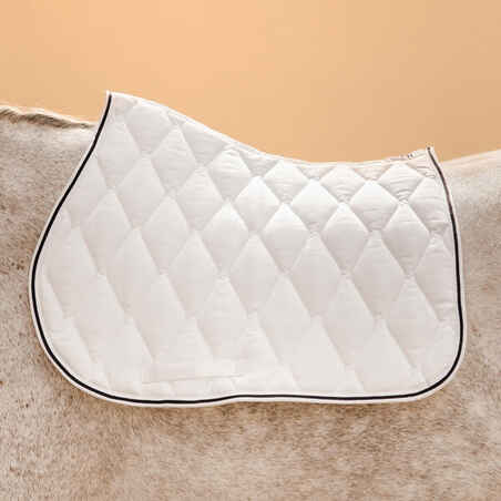 Show Saddle Cloth For Horse/Pony 500 - White