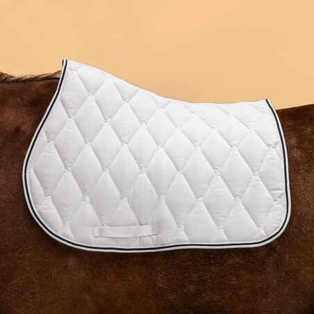 Show Saddle Cloth For Horse/Pony 500 - White