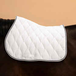 Horse & Pony Saddle Cloth 500 - White