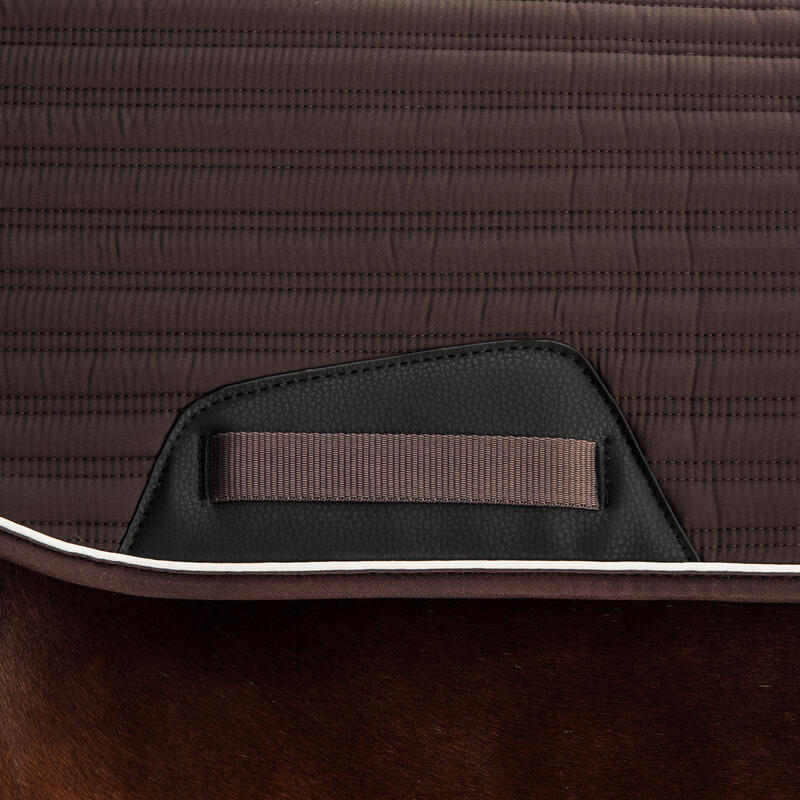 Tapis de selle équitation cheval et poney - 900 marron