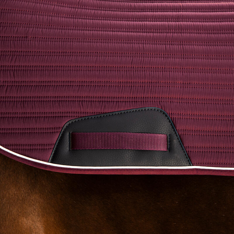 Tapis de selle équitation Cheval et Poney - 900 bordeaux