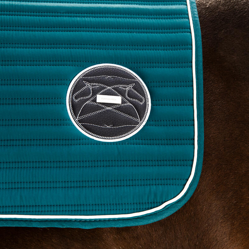 Tapis de selle équitation cheval et poney - 900 pétrole sombre