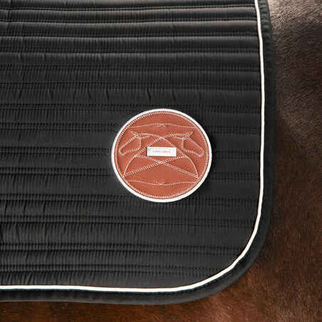 Horse Riding Saddle Cloth for Horse and Pony 900 - Black