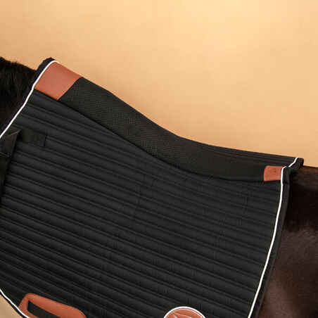 Horse Riding Saddle Cloth for Horse and Pony 900 - Black
