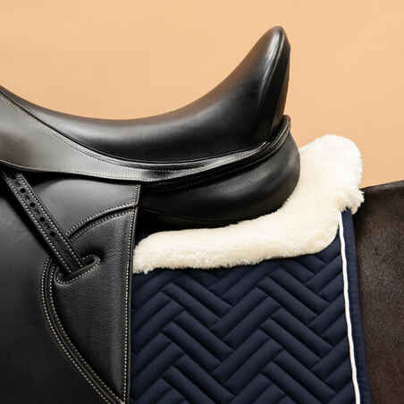 Horse Dressage Padded Saddle Cloth 900 - Navy