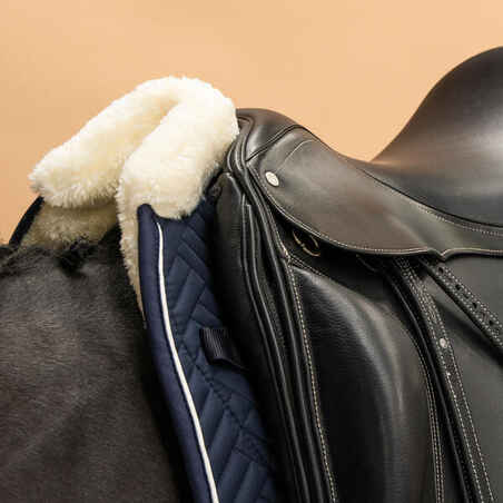 Horse Dressage Padded Saddle Cloth 900 - Navy