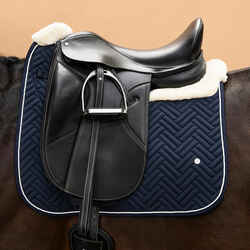 Horse Dressage Padded Saddle Cloth 900 - Navy