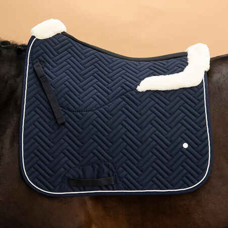 Horse Dressage Padded Saddle Cloth 900 - Navy