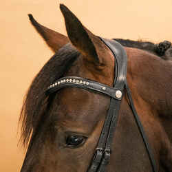 Horse & Pony Dressage Bridle 900 - Black