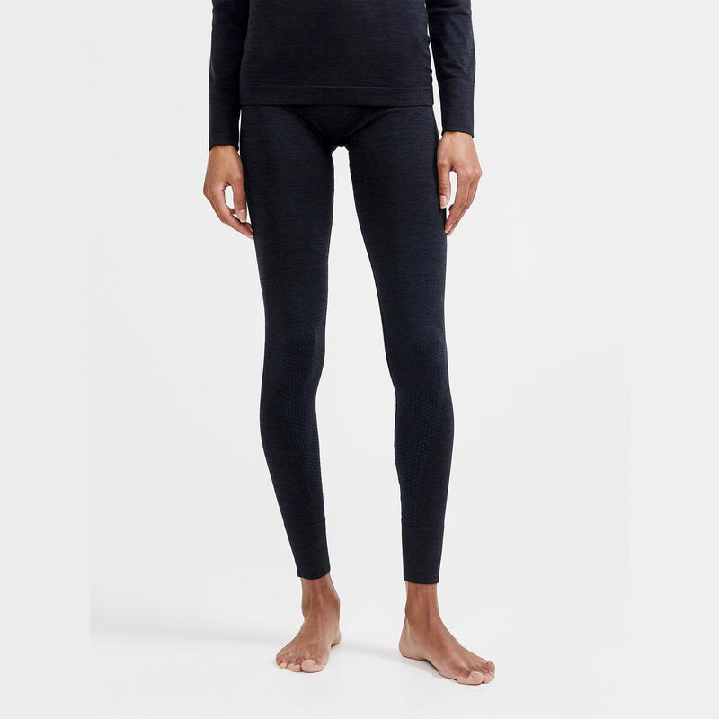 SOUS-VÊTEMENT DE SKI FEMME - BAS DRY ACTIVE CONFORT - CRAFT - NOIR