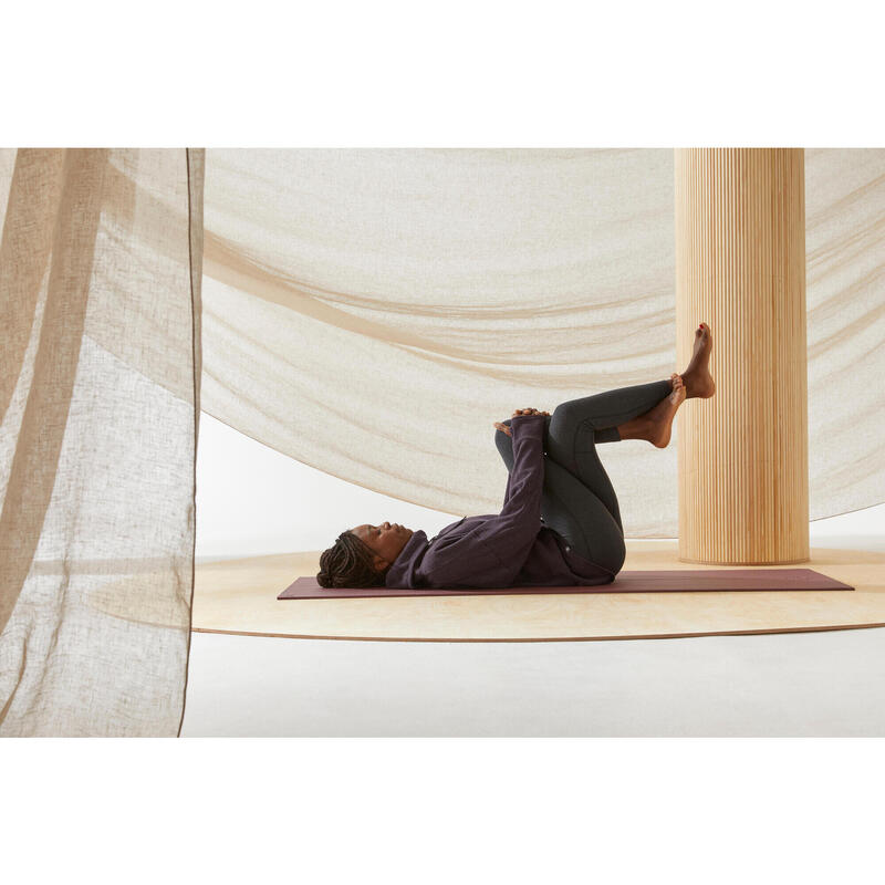 Esterilla de yoga Confort 173 cm x 61 cm x 8 mm burdeos