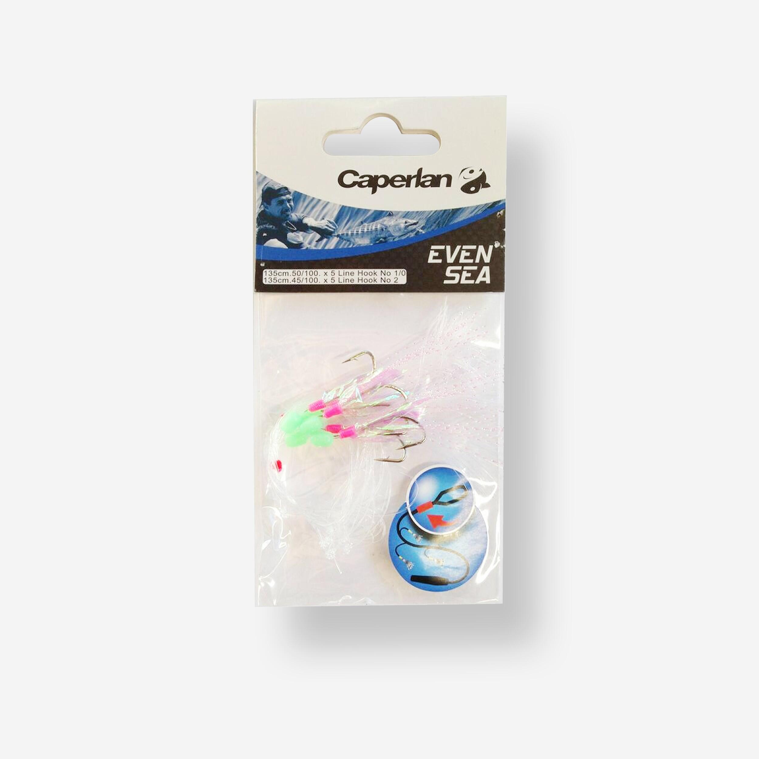 CAPERLAN Prívlačové systémy Even Sea č. 1/0 a č. 2 na lov v mori 10 ks 2