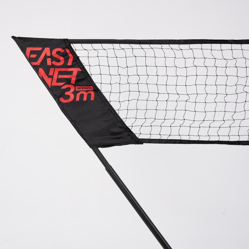Badmintonnet Easy Net 3 m zwart