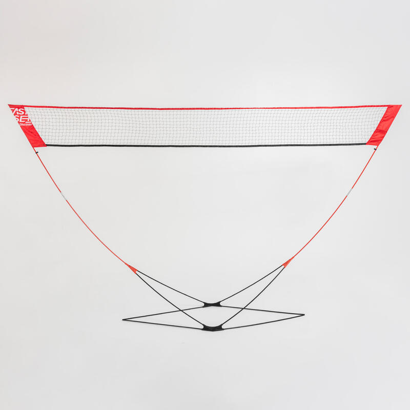 Badminton Set Easy Discover - 2,8m Netz inkl. 2 Schläger 