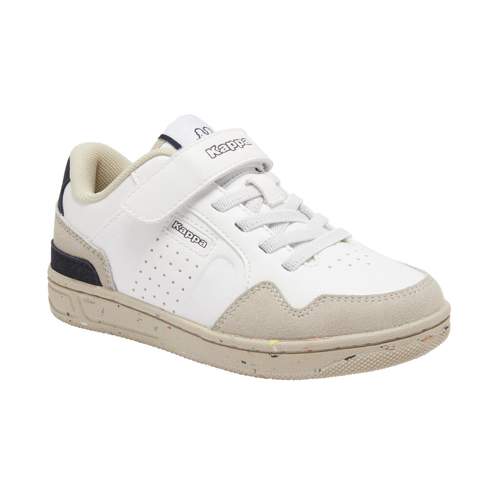 Kids' Shoes Numba Green - White/Beige Rip-Tab