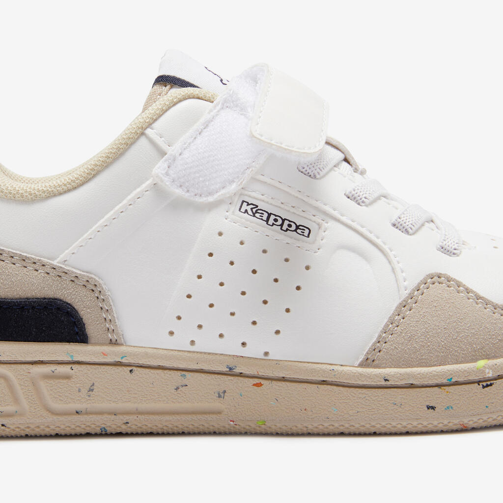 Kids' Shoes Numba Green - White/Beige Rip-Tab