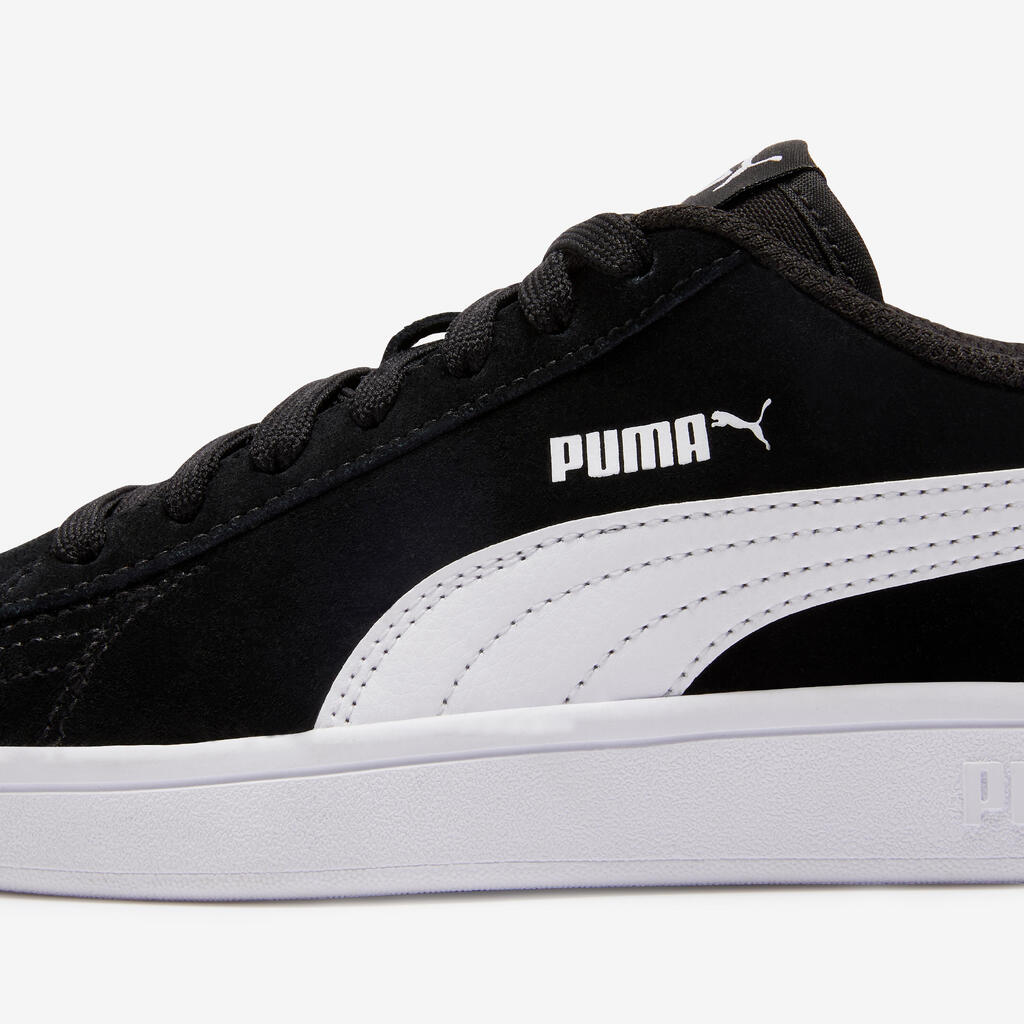 Puma Sportschuhe Kinder Schnürsenkel - Smash schwarz 